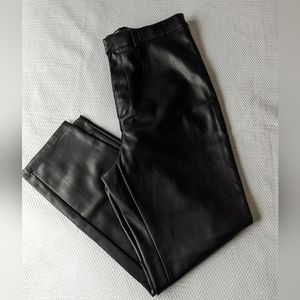 MARC NEW YORK BLACK FAUX LEATHER  pants size 10.